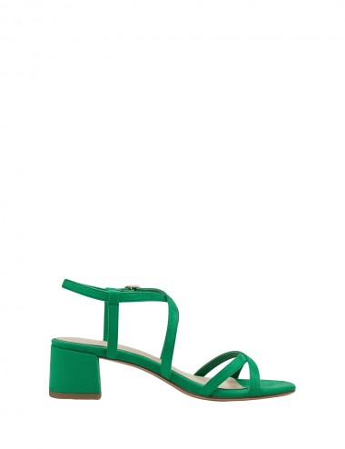 Dámske štýlové sandále zelené