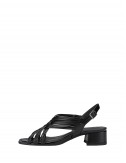 Dámske štýlové sandále čierne
